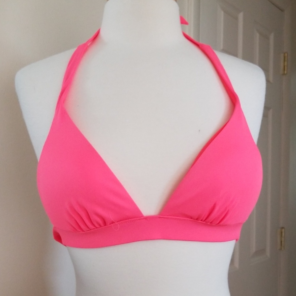 Hot pink bikini top